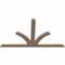 Ekena Millwork Richland Smooth Timber Gable Bracket, Douglas Fir, 60"W x 35"H x 1 1/2"D x 3 1/2"F, 14/12 Pitch GBW060X35X0204RIC00SDF - alternate 5